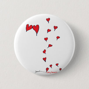 hearts 1 by tony fernandes 2 inch round button