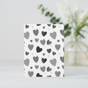 Hearts 1 postcard