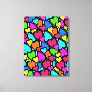 Hearts 2011 canvas print