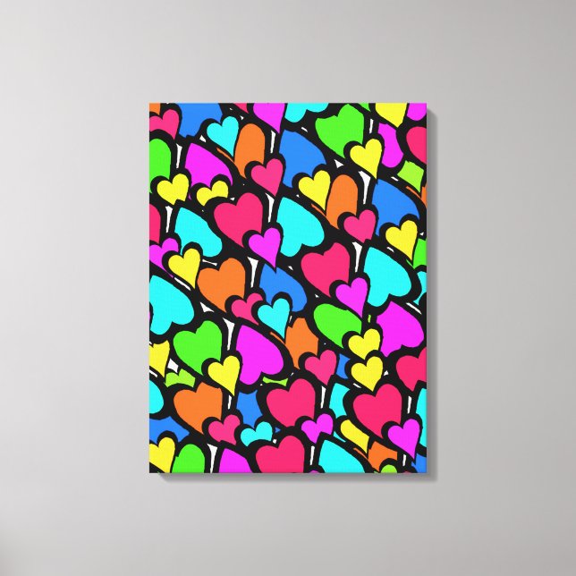 Hearts 2011 canvas print (Front)