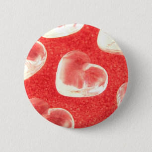 Hearts 2 Inch Round Button