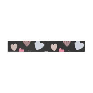 Hearts 2 wrap around label