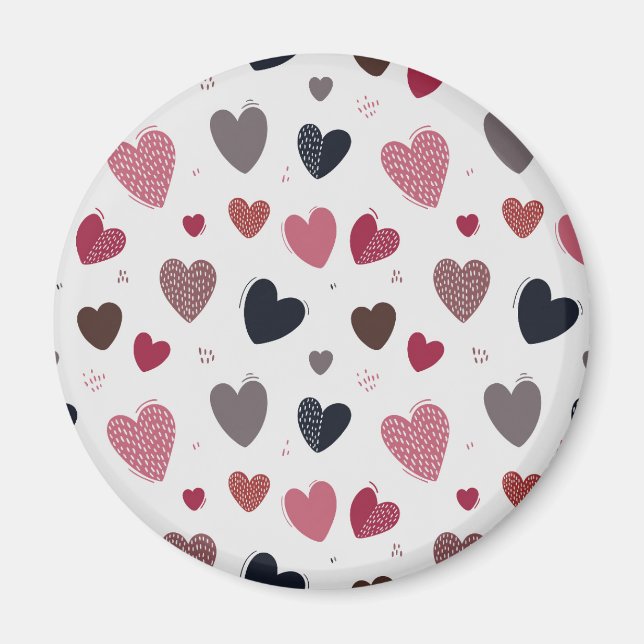 Hearts 3 magnet (Front)