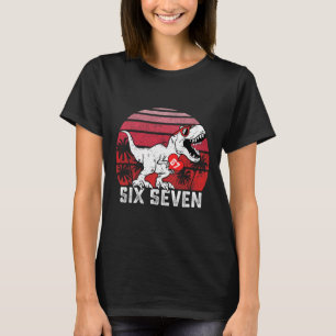 Hearts 67 Valentine’s Day 67 Meme Six Seven 6 7 T- T-Shirt