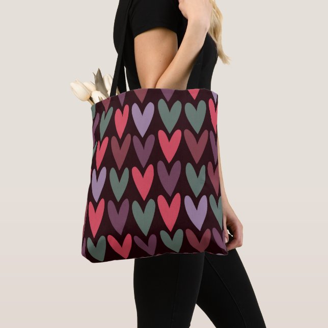 Hearts 6 tote bag (Close Up)