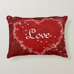 Hearts a Flutter Accent Pillow