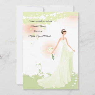 Hearts a Flutter Bridal Shower Invitation