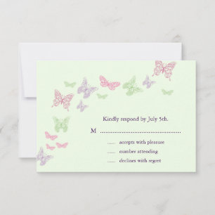 Heart's a Flutter RSVP (green)