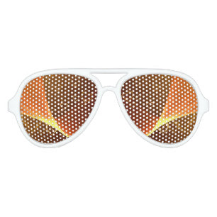 Hearts Adult Retro Party Shades, White Aviator Sunglasses