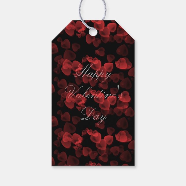 Hearts Afloat Valentines Gift Tags (Front)