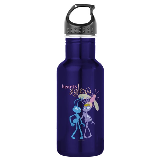 Hearts Aglow 532 Ml Water Bottle (Front)