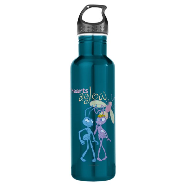 Hearts Aglow 710 Ml Water Bottle (Front)