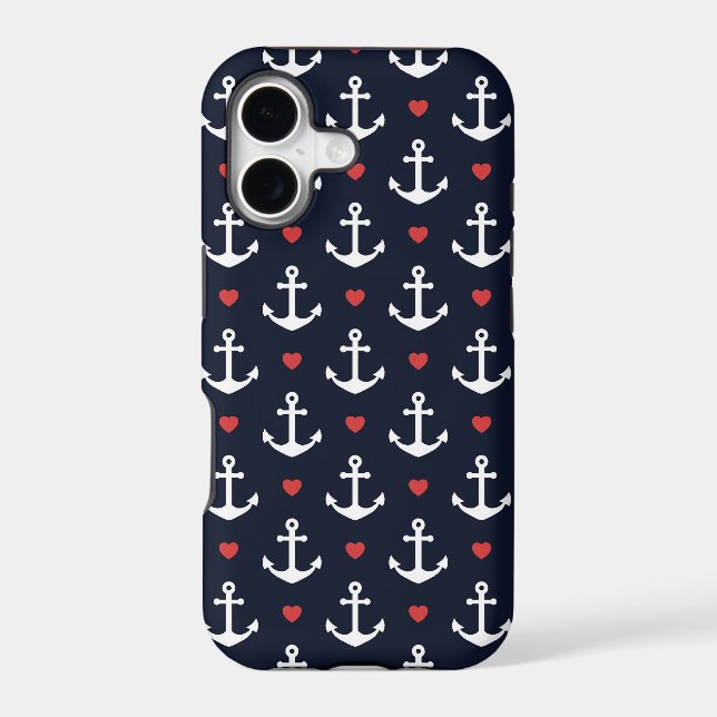 Hearts And Anchors Pattern (Back)