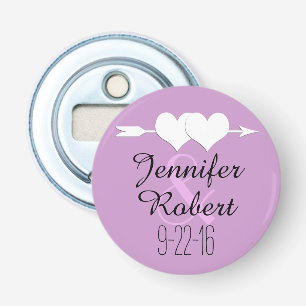 Hearts and Arrow Wedding Bottle Opener
