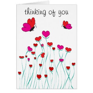 Hearts and Butterflies Valentine Love