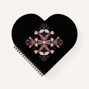 Hearts and Daisy Notebook