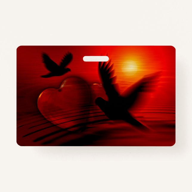 Hearts and Doves Badge (Front)