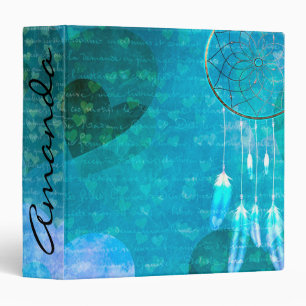 Hearts and Dream Catcher Binder
