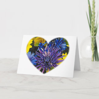 Hearts and Flowers 10 Holiday Card