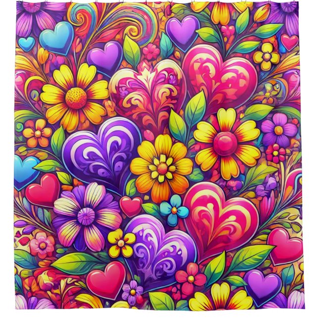 Hearts and Flowers Design (Front)