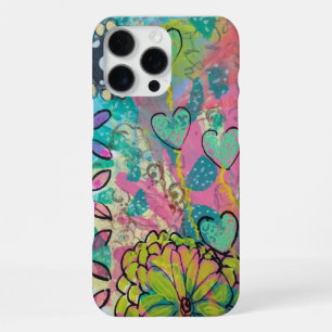 Hearts and Flowers iPhone 16 Pro Max Case