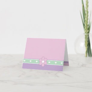 Hearts and Flowers Notecard - multipurpose