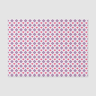 Hearts and flowers Valentine's Day Tissue Paper