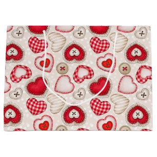 Hearts and Love Large Gift Bag