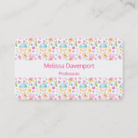 Hearts and Muffins Delightful Watercolor Pattern