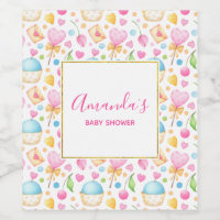 Hearts and Muffins Delightful Watercolor Pattern