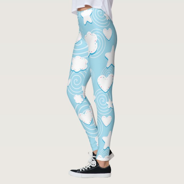 Hearts And Stars Patch Leggings (Left)