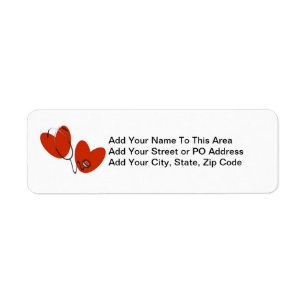 Hearts and Stethoscope T-shirts and Gifts