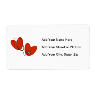 Hearts and Stethoscope T-shirts and Gifts