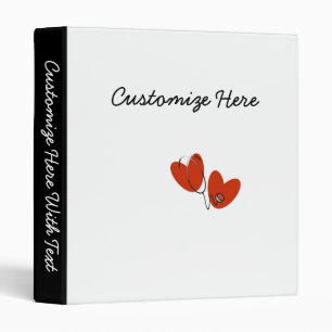 Hearts and Stethoscope T-shirts and Gifts Binder