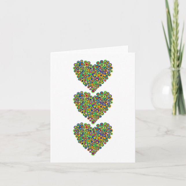 Hearts Aplenty notecards (Front)