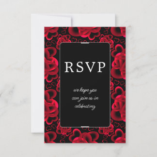 Hearts Aplenty RSVP Card