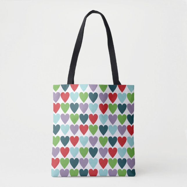 Hearts are given tote bag (Front)