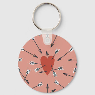 Hearts arrows hand-made. keychain