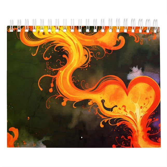 Hearts Art  Calendar (Cover)