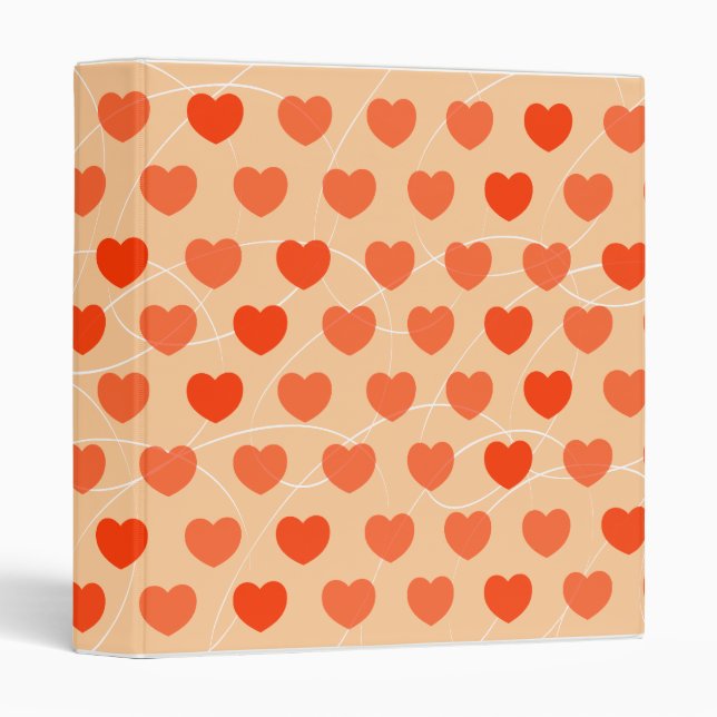 Hearts background, binder (Front/Spine)