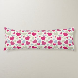 Hearts Background Body Pillow