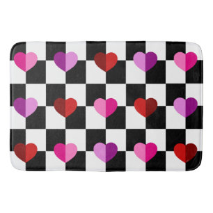Hearts Bath Mat