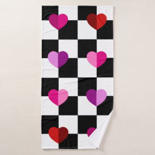 Hearts Bath Towel