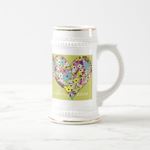 Hearts Beer Stein