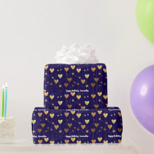 hearts birthday Valentine's Day anniversary  Wrapping Paper