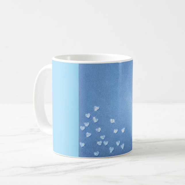 Hearts Bluey Coffee Mug (Front Left)