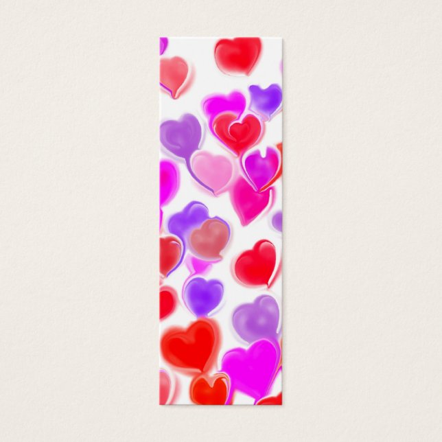 Hearts bookmark (Front)