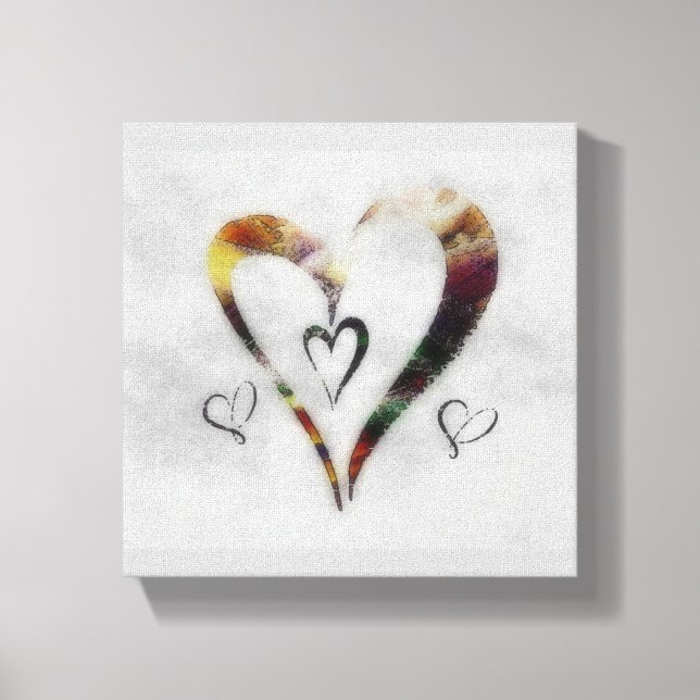 Hearts Canvas Print (Front)