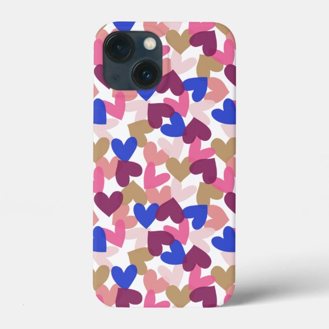 Hearts Case-Mate iPhone Case (Back)