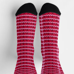 Hearts Chain Crew Socks